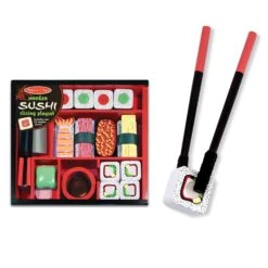 Sushi Slicing Play Set - Wooden Play Food -Simply Devine Gifts And Decor Shop 002608 4