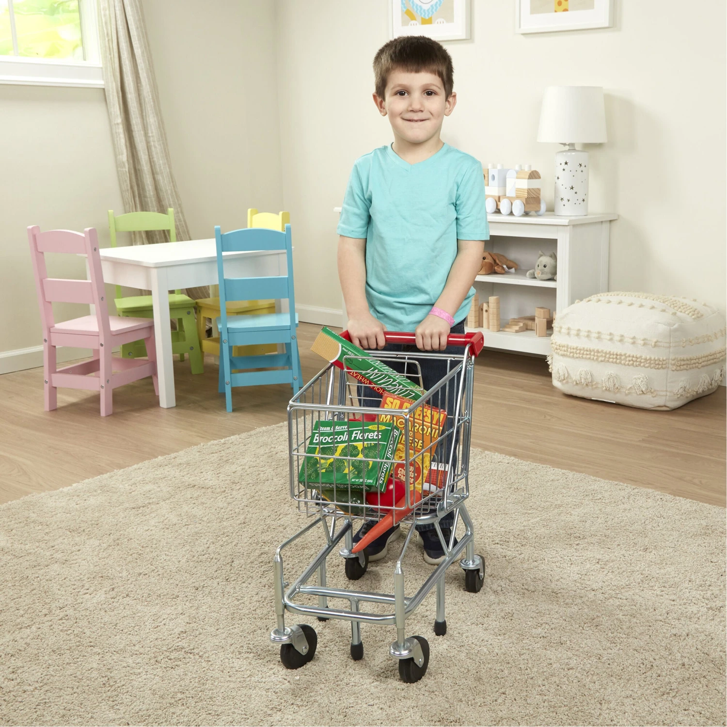 Shopping Cart Toy - Metal Grocery Wagon 3 Shopping Cart Toy - Metal Grocery Wagon