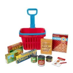 Fill & Roll Grocery Basket Play Set