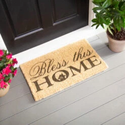 Bless This Home Coir Mat