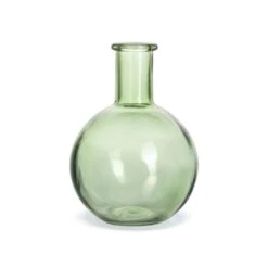 Green Glass Small Vase