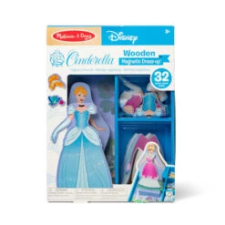 Disney Princess Cinderella Wooden Magnetic Dress-Up