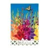 Gladiolus Garden Burlap Flag Collection