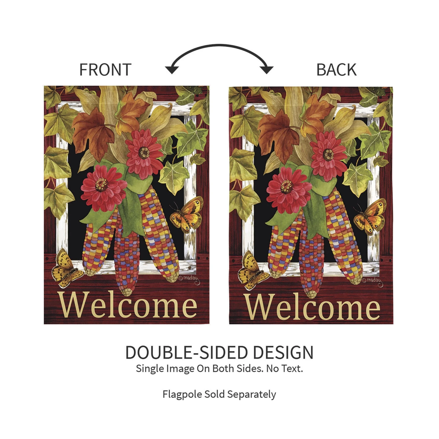 Fall Corn Suede Flag 5 Fall Corn Suede Flag - Image 3