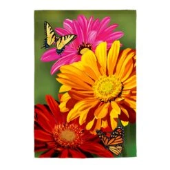 Giant Gerbera Suede Flag Collection -Simply Devine Gifts And Decor Shop 13s13590