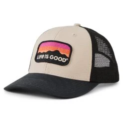 Adult Unisex Sunset Mountain Trucker