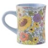 Adult Unisex Sunshine Floral Pattern Diner Mug