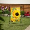 Sunflowers In The Garden Burlap Flag Collection -Simply Devine Gifts And Decor Shop 14b11963 2