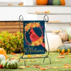 Fall Cardinal Wreath Flag Collection -Simply Devine Gifts And Decor Shop 14b14434