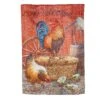 Chicken In Barn Suede Flag Collection -Simply Devine Gifts And Decor Shop 14s11338