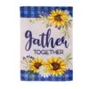 Gather Suede Flag Collection -Simply Devine Gifts And Decor Shop 14s12068