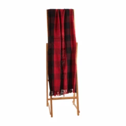 Red & Black Buffalo Plaid Throw -Simply Devine Gifts And Decor Shop 159730 inc