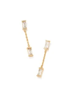 Juliette Drop Earring White Crystal