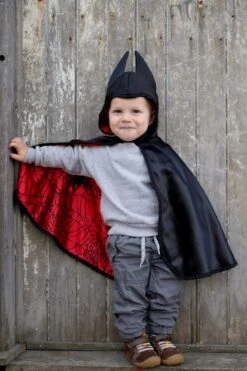 BABY REVERSIBLE SPIDER BAT CAPE