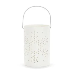 White LED Ceramic Snowflake Tall Lantern - 5x7in -Simply Devine Gifts And Decor Shop 2020250721 202