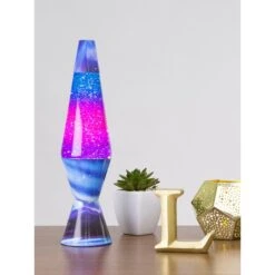 14.5" NORTHERN LIGHTS LAVA LAMP- GLITTER