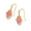 LEE PETAL FRAMED DROP EARRINGS OMBRE DRUSY -Simply Devine Gifts And Decor Shop 227e8141ae8556aa24f19eceee00b690