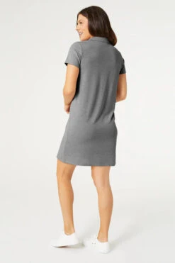 JENNI COLLARED KNIT DRESS 12 JENNI COLLARED KNIT DRESS -Simply Devine Gifts And Decor Shop 2419005G 2