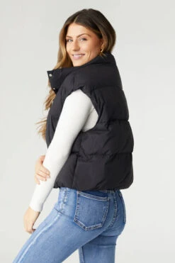 Jana Chunky Down Vest With Cinched Bottom -Simply Devine Gifts And Decor Shop 2439086A 2
