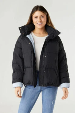 Tinsley Down Puffer Jacket With Removable Hood