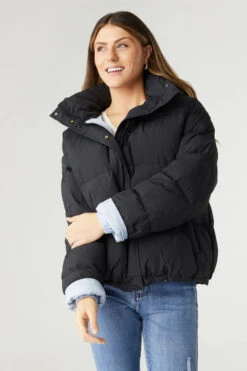 Tinsley Down Puffer Jacket With Removable Hood -Simply Devine Gifts And Decor Shop 2439106A 3