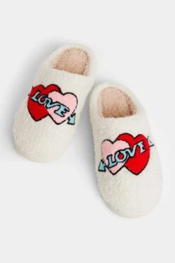 HAPPY FEET SLIPPERS LOVE
