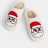 Happy Feet Slippers Santa -Simply Devine Gifts And Decor Shop 2446335A