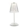 Crystal Shade LED Table Light -Simply Devine Gifts And Decor Shop 27 TRILITE 098 WHT