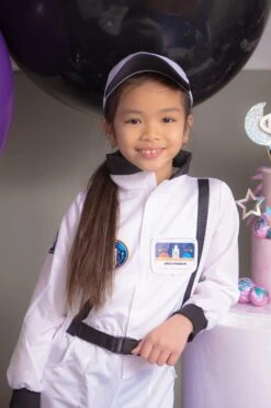 ASTRONAUT SET WITH JUMPSUIT, HAT & ID BADGE