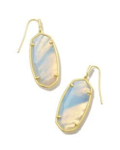 FACETED ELLE DROP EARRINGS