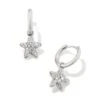 JAE STAR PAVE HUGGIE EARRINGS WHITE CRYSTAL -Simply Devine Gifts And Decor Shop 2c2c4d82480d16edd2135338a7abd3e5