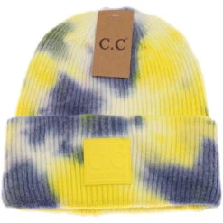 Tie Dye C.C. Beanie With Rubber Patch -Simply Devine Gifts And Decor Shop 3766D71B 9365 49FE 9F16 07F12A6FDA50