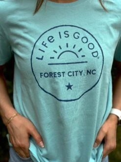 Crusher LITE Tee Circle Sun Beach Blue Forest City