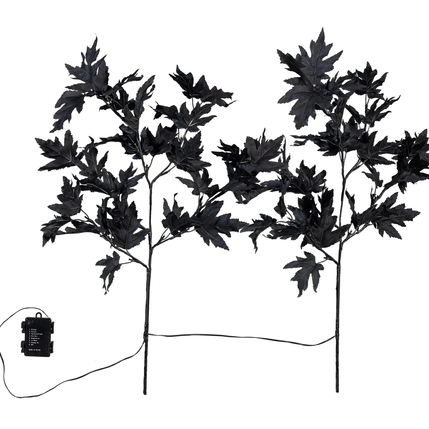 Halloween Maple Indoor/Outdoor LED Color Changing Artificial Branch, 33"H 6 Halloween Maple Indoor/Outdoor LED Color Changing Artificial Branch, 33"H - Image 4