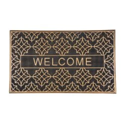 Welcome Metallic Rubber Pin Mat -Simply Devine Gifts And Decor Shop 41r2727 3