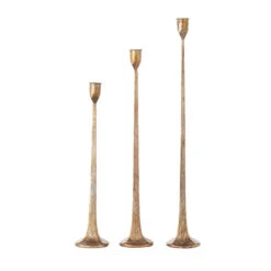 GOLD CANDLE STICKS Set