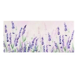 Hello Spring Lavender Burlap Flag Collection -Simply Devine Gifts And Decor Shop 432371