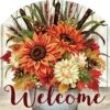 Sunflowers & Cattails Flag Collection -Simply Devine Gifts And Decor Shop 4543