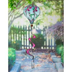 Decorative Garden Balloon Wind Spinner, Hummingbird