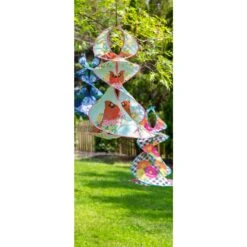 Spring Floral Cardinal Linen Flag -Simply Devine Gifts And Decor Shop 46015 3