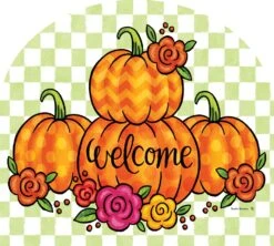 Floral Pumpkins Flag Collection