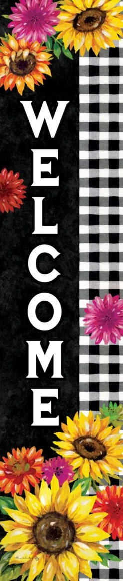 Gingham Sunflowers Garden Collection -Simply Devine Gifts And Decor Shop 4948YE 1 scaled 1