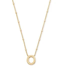 LETTER PENDANT NECKLACE GOLD METAL -Simply Devine Gifts And Decor Shop 49b09798ccc60b6490e06fe51112b8ee