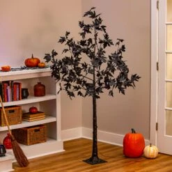Halloween Maple Indoor/Outdoor LED Color Changing Tree, -Simply Devine Gifts And Decor Shop 4fl356 3