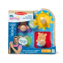 Ms. Rachel Jumbo Knob Puzzle -Simply Devine Gifts And Decor Shop 51171 3