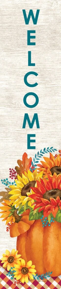 Pumpkin Sunflowers Flag Collection -Simply Devine Gifts And Decor Shop 5218YE scaled 1