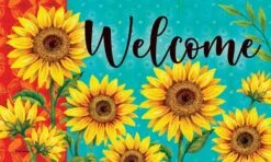 Sunflower Welcome Flag Collection -Simply Devine Gifts And Decor Shop 5219M
