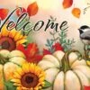 Pumpkins & Chickadees Flag Collection 1 Pumpkins & Chickadees Flag Collection -Simply Devine Gifts And Decor Shop 5224M