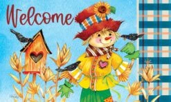Scarecrow Birdhouse Flag Collection -Simply Devine Gifts And Decor Shop 5231M