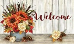 Sunflowers & Cattails Flag Collection -Simply Devine Gifts And Decor Shop 5233M